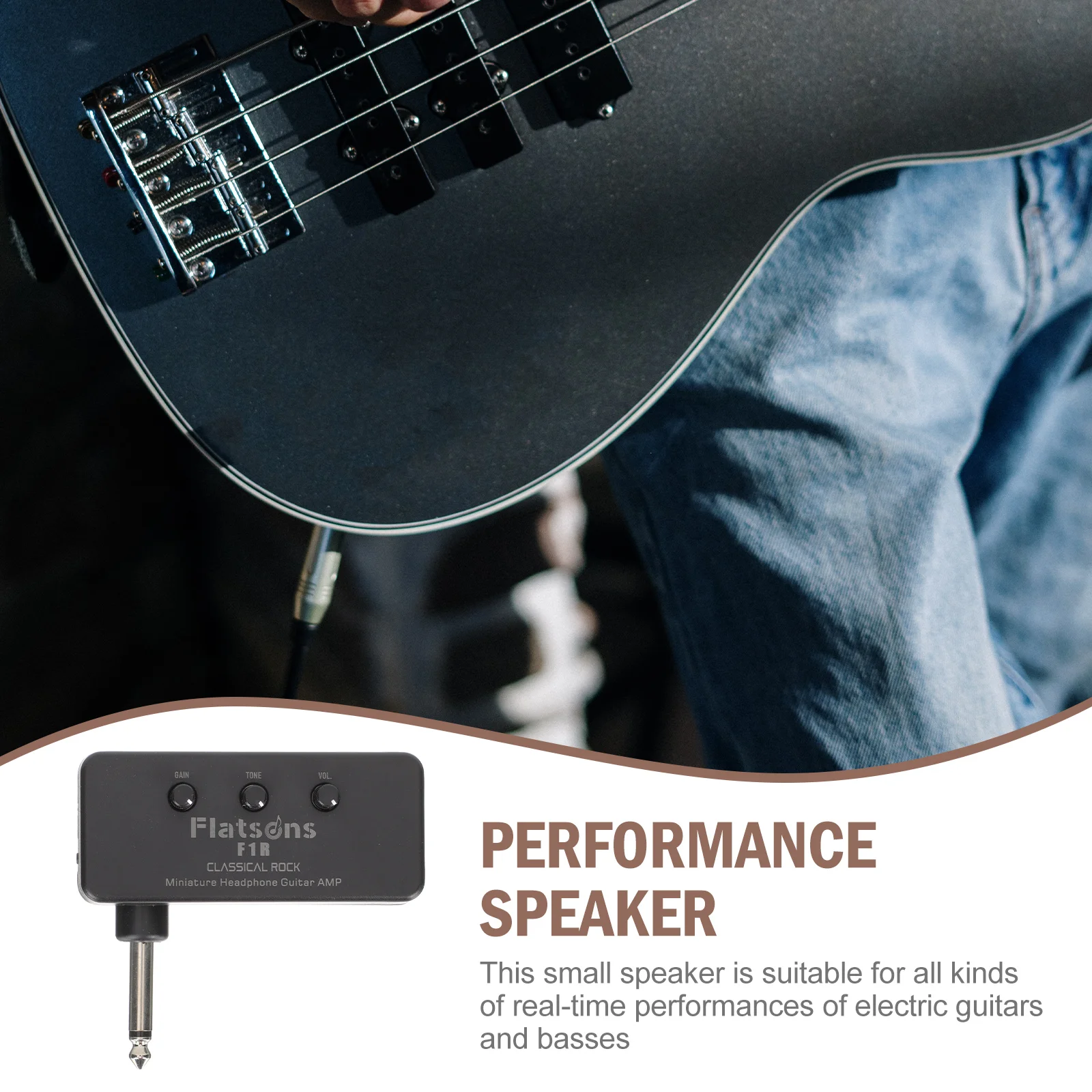 Электрогитара усилитель для наушников звуковая панель портативный