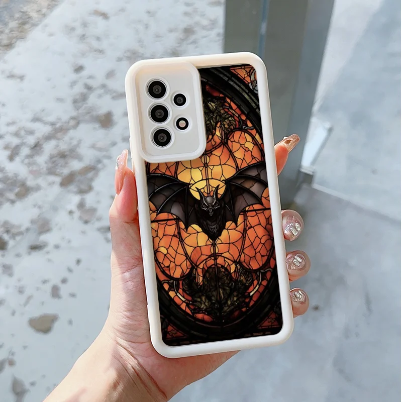 Фото Creative Ancient Card Bat Pattern Phone Case for Motorola Moto Edge 50 Fusion 40 Neo E40 E32 G85 G84 G75 G54 G24 G05 Soft Covers №3