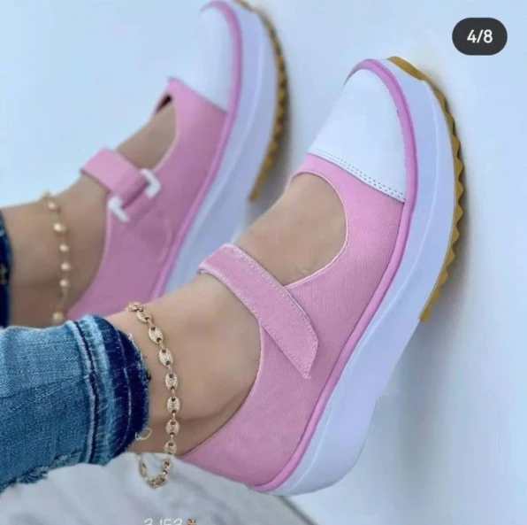 

Zapatillas Mujer Breathable Platform SandalsWomens Sandals Velcro Fashion Wedge Casual Sports Sandals Woman Chaussure Sandalias