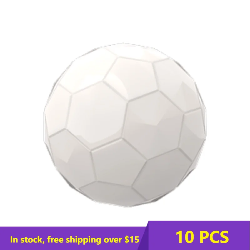 

10PCS High-Tech Assemble Particle 72824 1.75 x 1.75 Football Brick Building Blocks Kit Replaceable Part Toys For Children Gifts