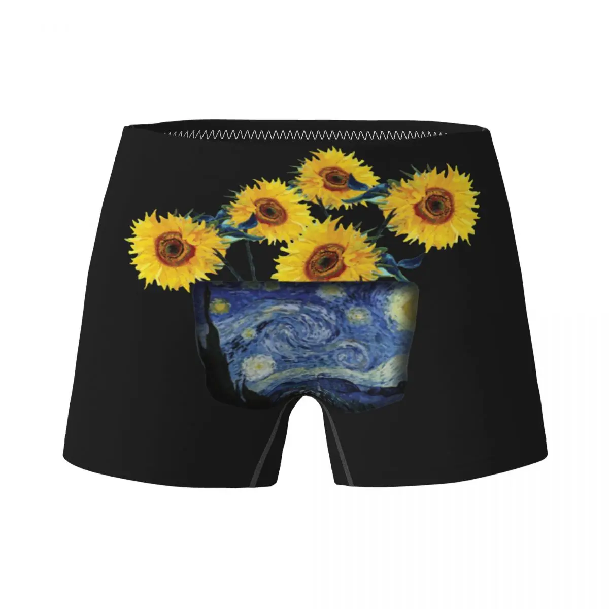 

Sunshine Child Girls Underwear Kids Pretty Boxer Briefs Cotton Teenagers Panties Van Gogh Sunflowers Underpants Size 4T-15T