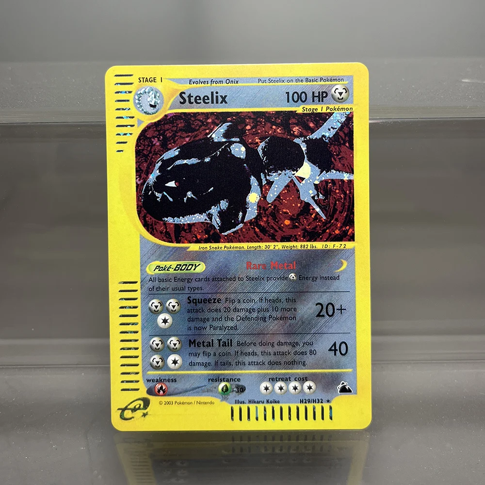 Карты PKM Charizard Steelix Celebi Карты из одиночной фольги Magneton Gengar Классические игровые коллекционные карты Прокси-карты PTCG (art.: 3920cc2551ef8) - 3920cc2551ef8