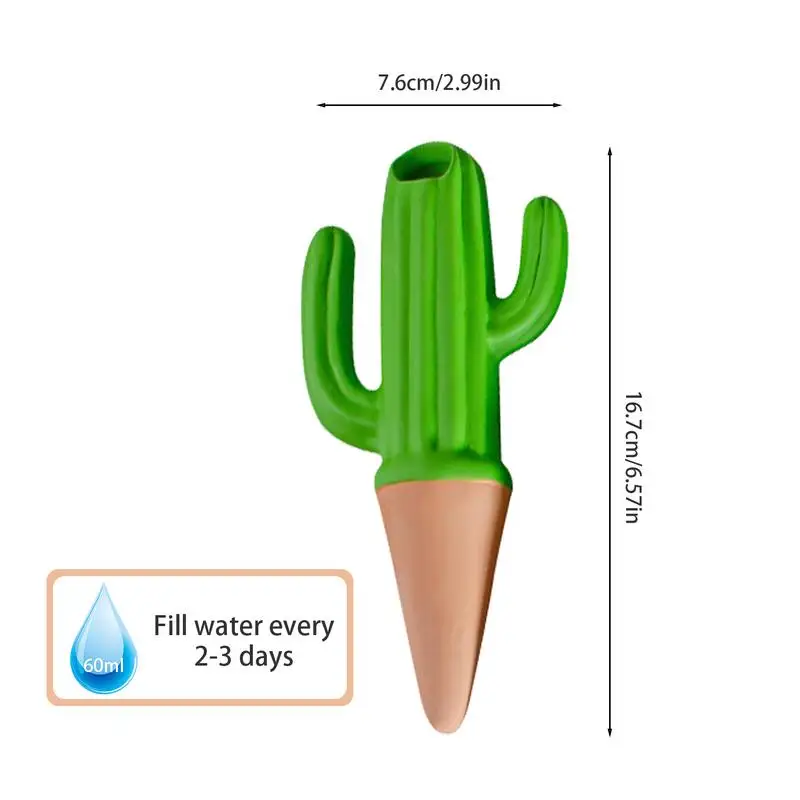 4 шт. конусы для полива растений в горшке форме кактуса