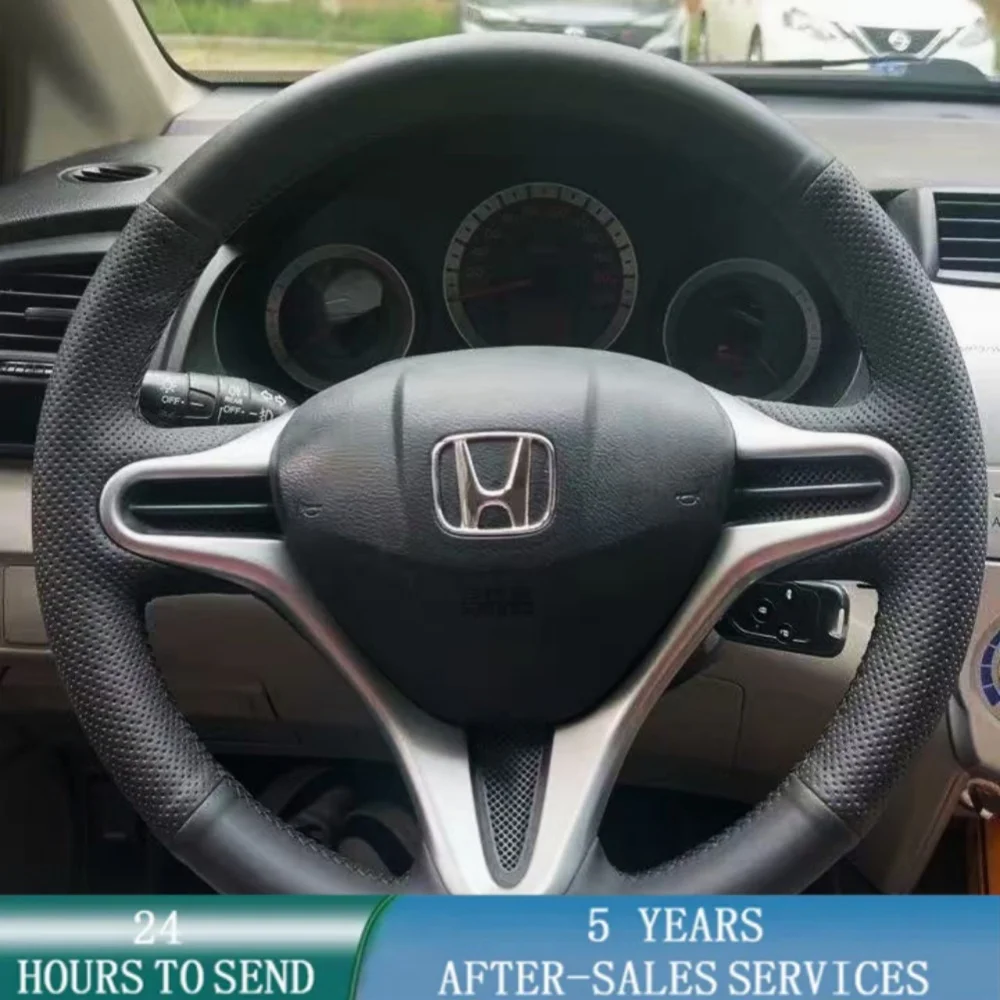 

Индивидуальный автомобильный плетеный чехол на руль, ручное шитье из микрофибры для Honda Civic Old Civic 2006, 2007, 2008, 2009, 2010, 2011