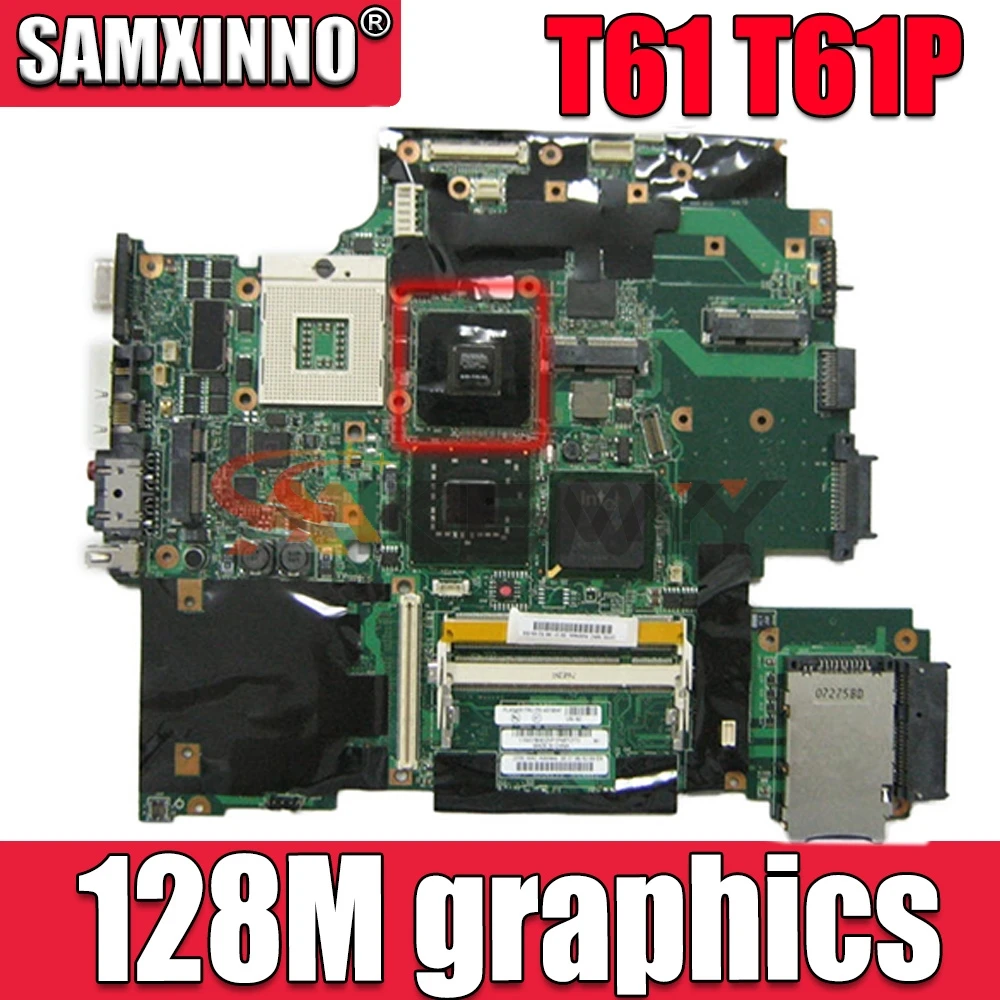 

Материнская плата Akemy 42W7876 44C3928 для ноутбука lenovo IBM thinkpad T61 T61P, 965PM DDR2, графика 15,4 дюйма, 128 м