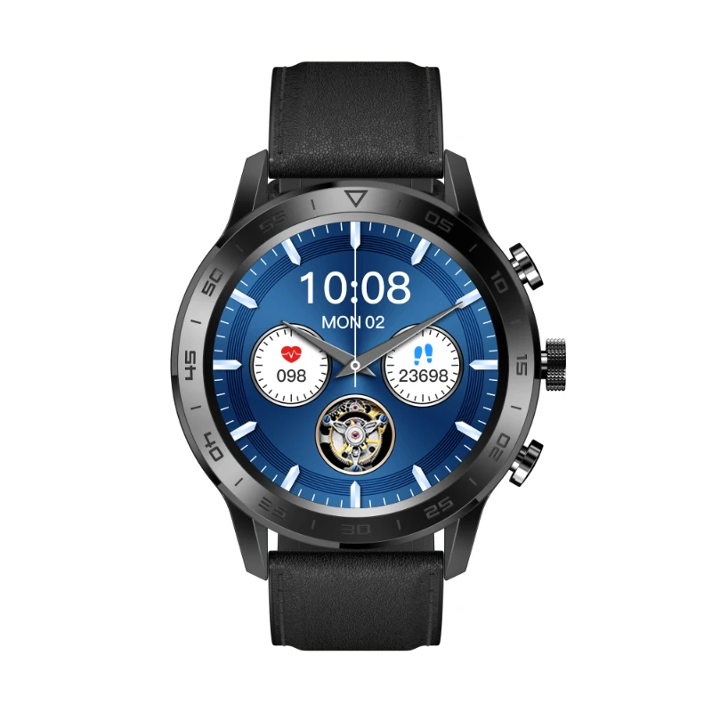 

New LG33 360*360 1.32inch HD Screen Men's Smart Watch Fitness Heart Rate Bluetooth Call Local Music Smart Watch for Android Ios
