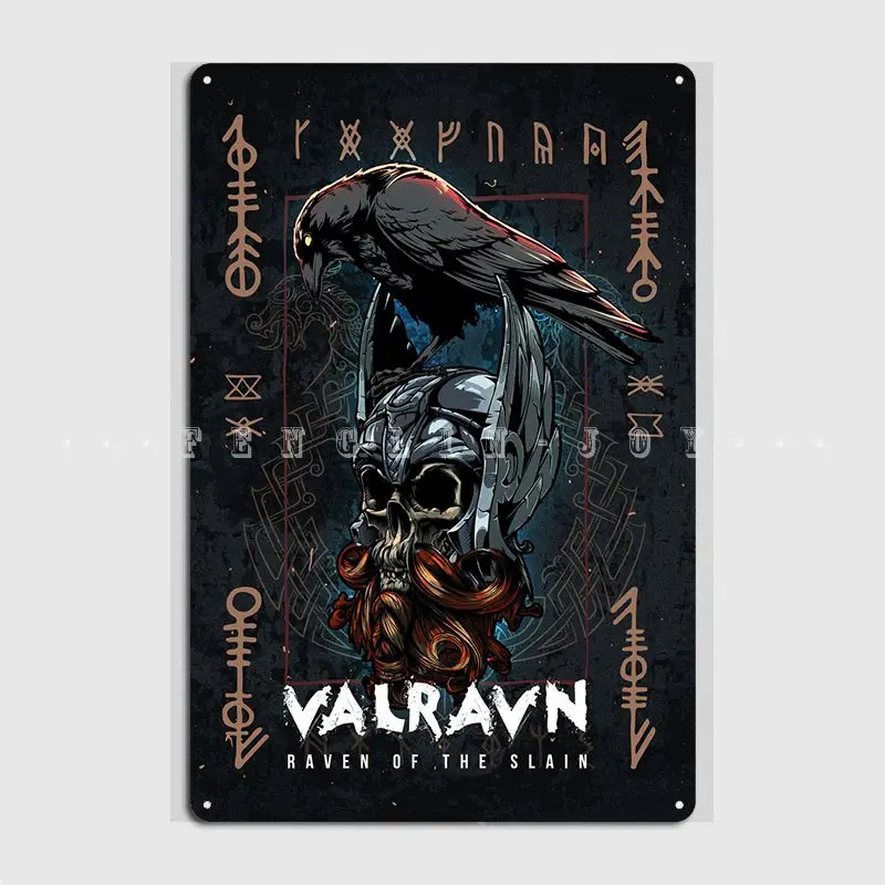 

Valravn металлический знак настенная пещера домашнее классическое украшение гаража оловянный знак плакат