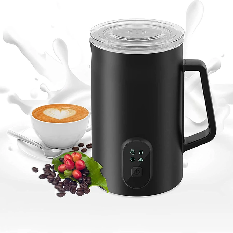 

Automatic Milk Frother 4 in 1 Electric Milk Steamer for Hot and Cold Milk Froth Coffee Foam Maker for Cappuccino,Latte,Hot Milk