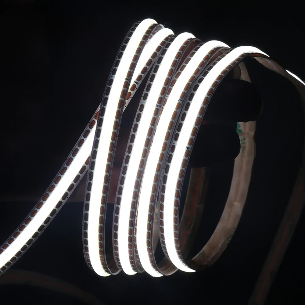 Светодиодные ленты COB премиум-качества затемняющие 480 светодиодов 8 мм гибкая