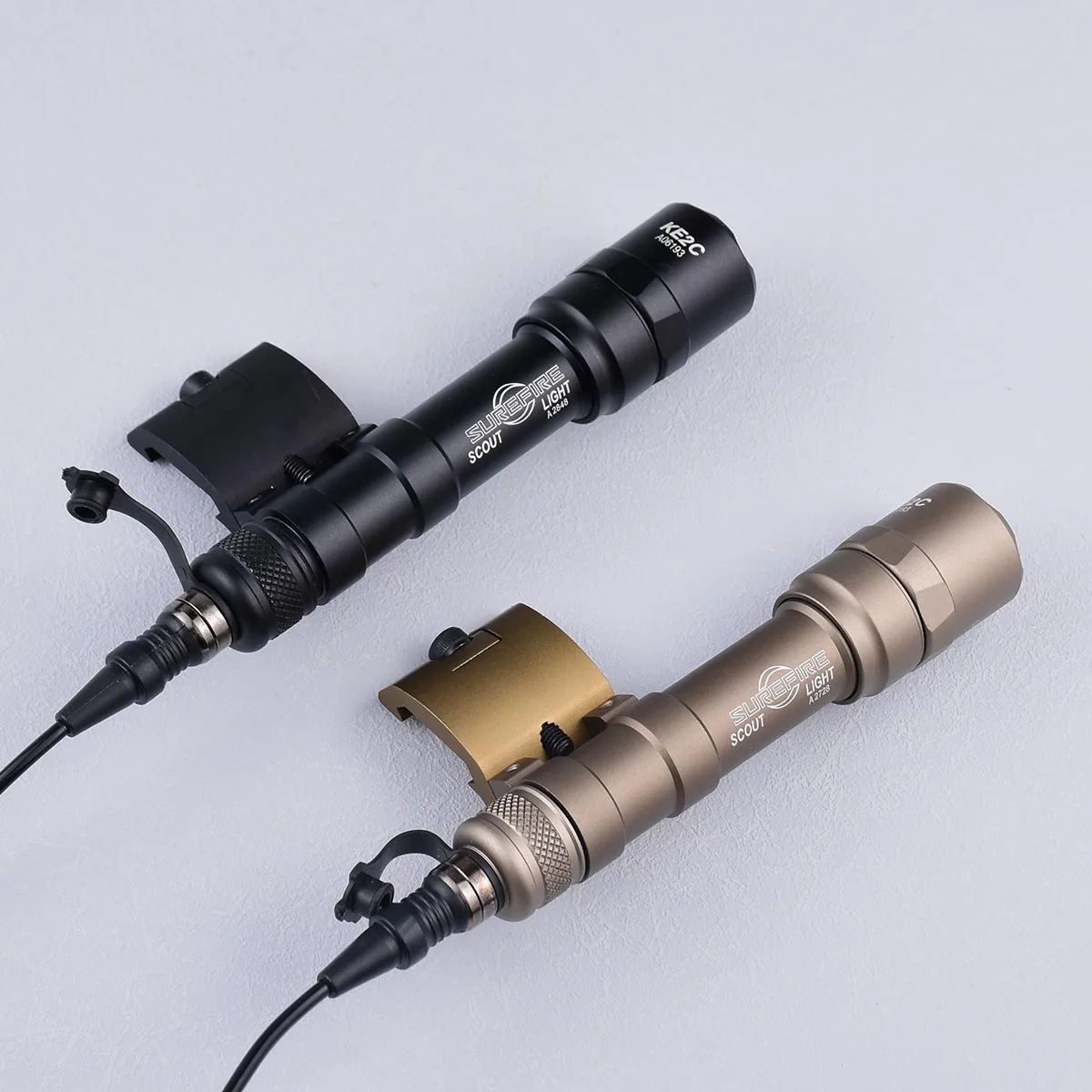 Крепление для фонаря на 20-мм планку Picatinny, алюминиевое, для SureFire Flashlight Scut Light M600C M600B M300B M300C (art.: 3920d4337bb4e) - 3920d4337bb4e