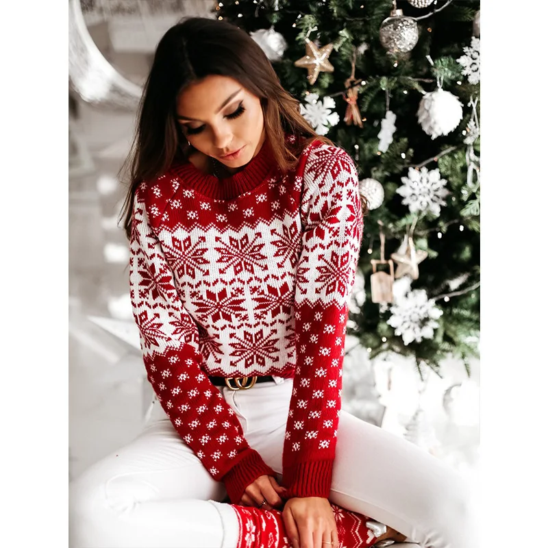 

Новинка 2023, Женский трикотажный свитер с длинным рукавом и принтом, одежда Y2K, теплый мужской пуловер с подкладкой, свитер