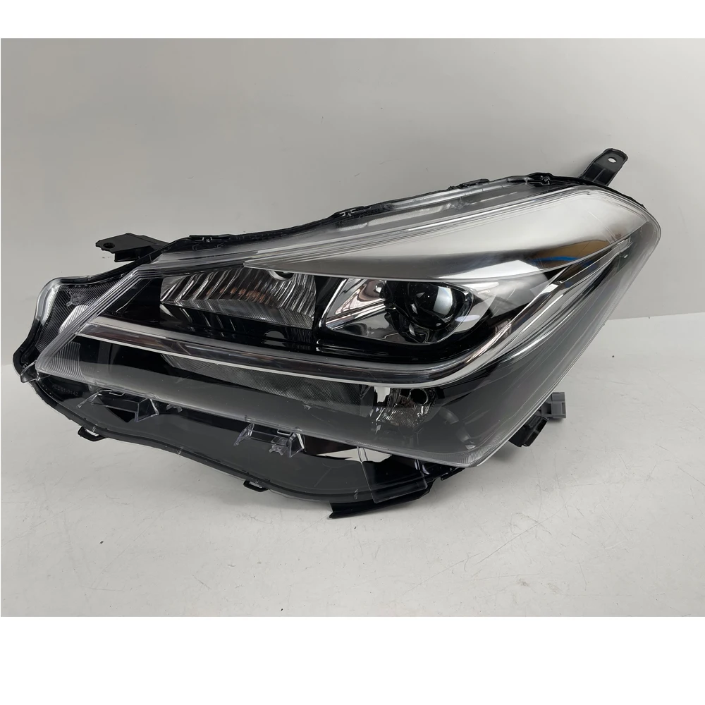 Фары для Toyota VITZ KSP130 2014 81185-52J10 81150-52D20A Пара светодиодных линз налобных фонарей с