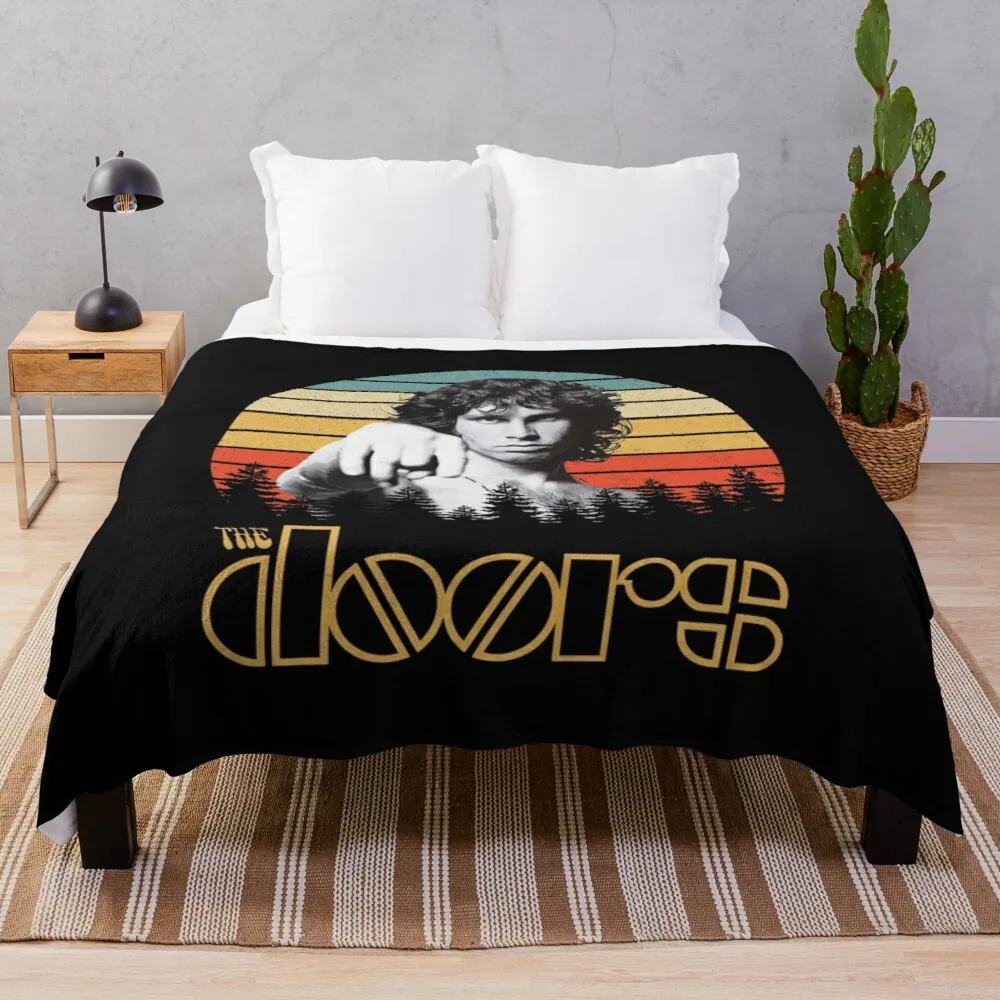 

Винтажные двери-Джим 80s Morrison An American Legend плед для музыки мягкое одеяло