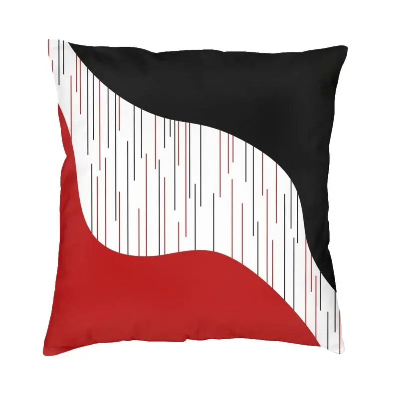 

Modern Geometric Lines And Waves Cushion Cover 45x45cm Geometry Soft Luxury Pillow Home Decor