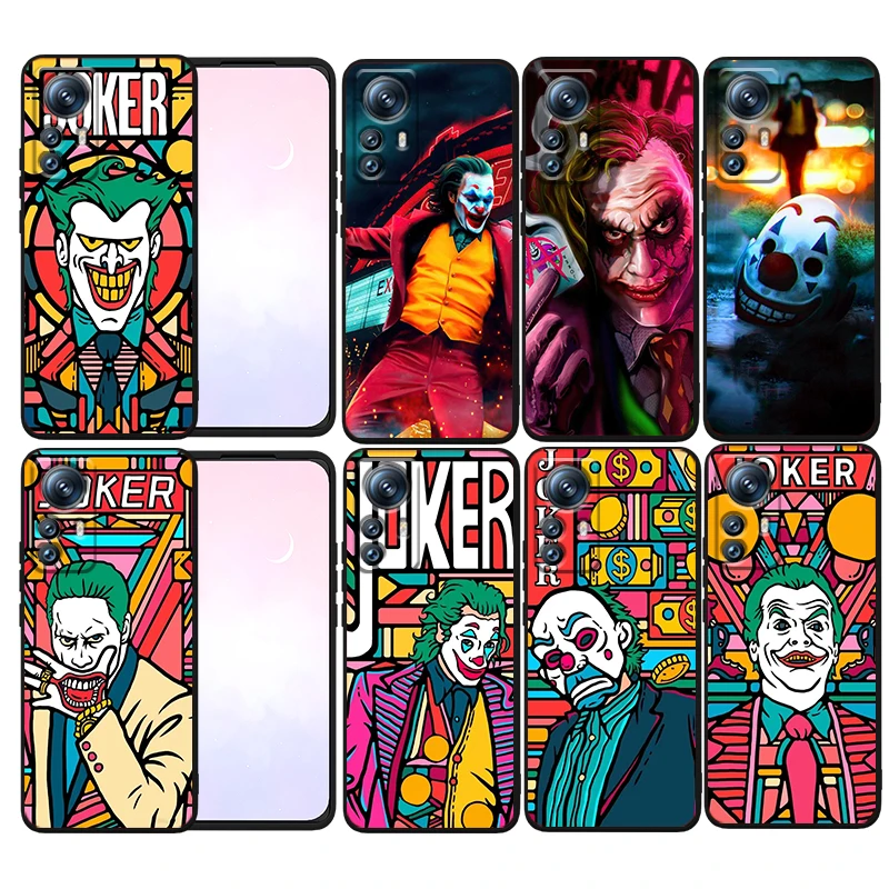 

Art Movie Joker Luxury Cool Phone Case For Xiaomi Mi 13 12T 12S 12X 12 11 11T 11i 10T 10 Pro Lite Ultra 5G Funda Black Cover