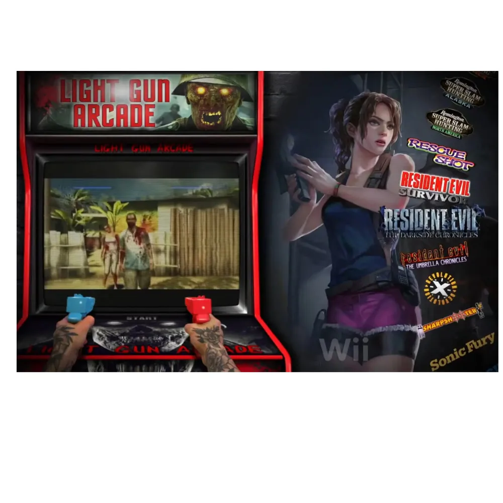 Монета OS Light Gun HDD Аркадная сборка для ПК с ОС Windows — 200 игр учебным видео аркадная