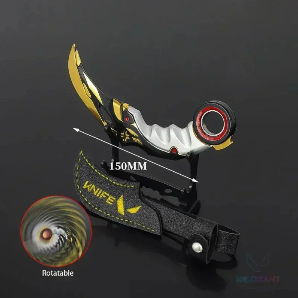 Валорантный игровой меч 15 см периферийные чемпионы 2021 нож-коготь самурая кожаный