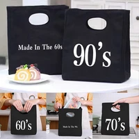 portable lunch bag thermal insulated lunch box tote office cooler bento pouch lunch container food storage bags handbag 2022 new