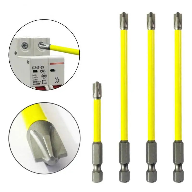 

Magnetic Special Cross Screwdriver Bit Electrician Alloy Steel Batch Head Length 65mm 110mm Portable Socket Switch Hand Tools