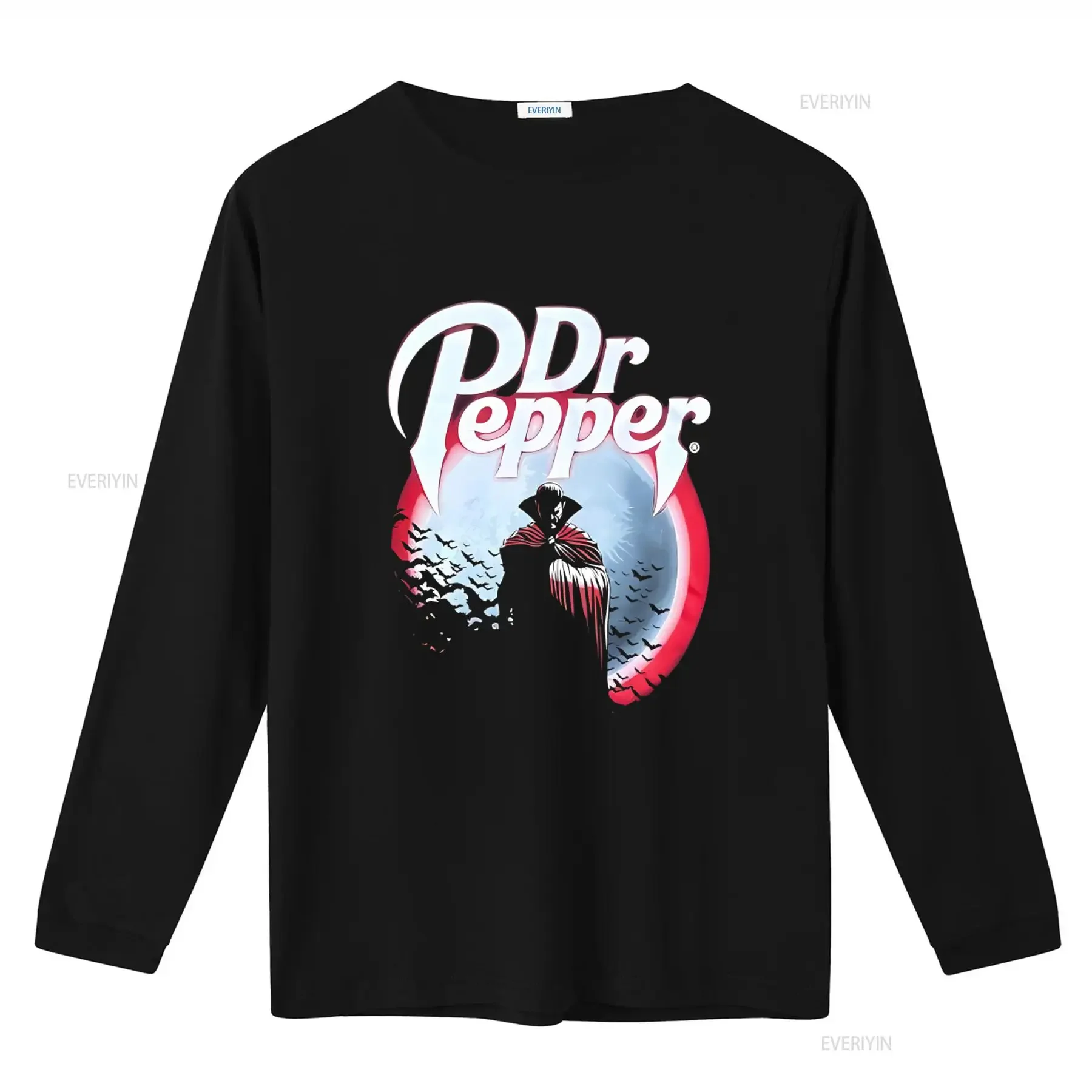 Фото Футболка Dr Pepper Vampire Dracula, ультраредкая, Хэллоуин 2017, XXL, винтажная, с эффектом потертости, для повседневной носки, с доставкой по почте, слегка потертая. №2