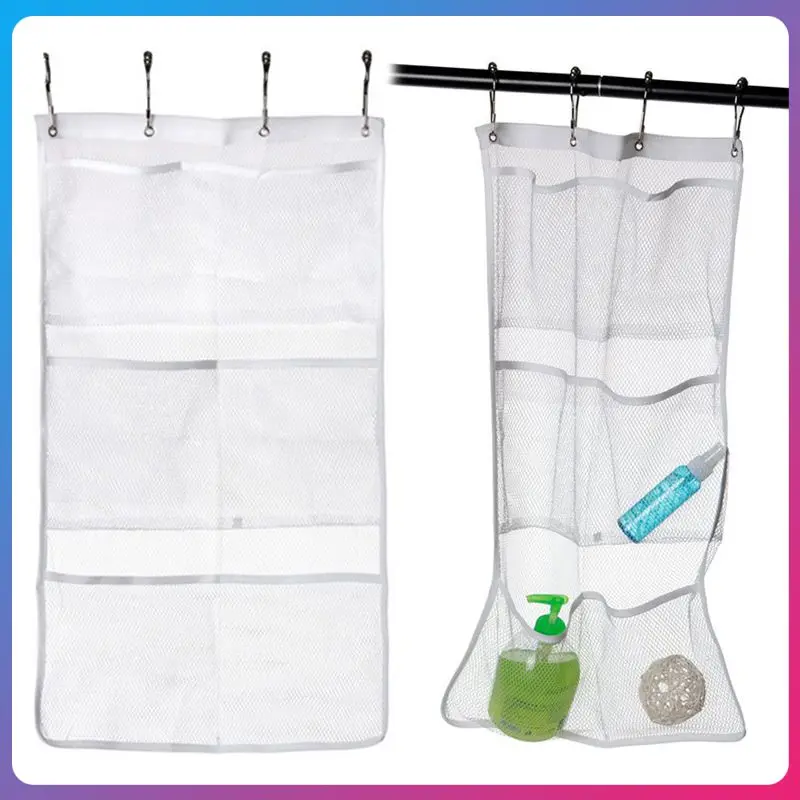 

Портативная подвесная сумка, Сетчатая Сумка для хранения, держатель для фена, косметичка, тканевая сумка для нижнего белья, сумка для туалет...