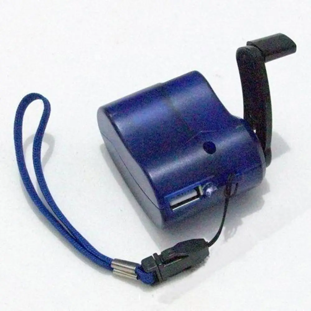 emergency charger outdoor travel emergency usb hand crank manual dynamo mobile phone charger free global shipping