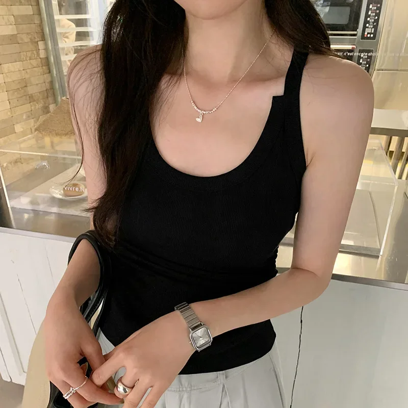 Design Sensibilityniche женская майка для похудения без рукавов весна-лето 2024 новый стиль