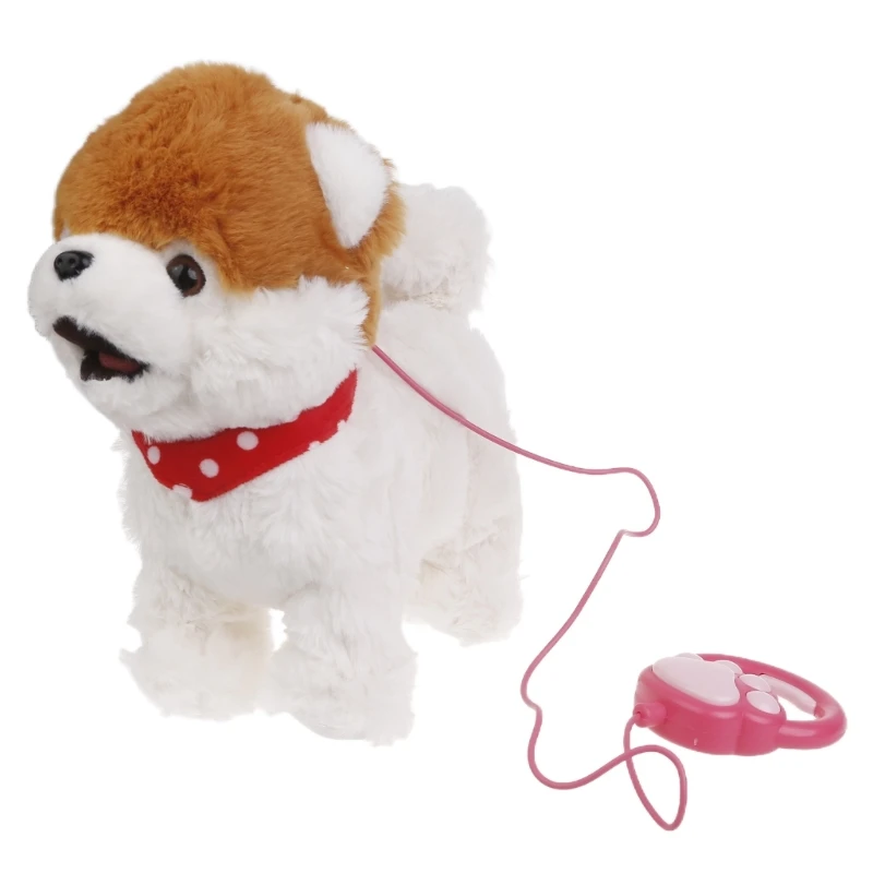 

Leash Dog Plush Toy Electric Walking Dog Toy Simulation Singing Puppy Kids Gift