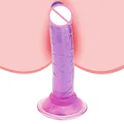 Эротический мягкий реалистичный желеобразный фаллоимитатор для лесбиянок, Анальная пробка, сильная присоска, точка G, оргазм, большой пенис, взрослый фаллоимитатор