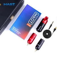 mast tour rca cord rotary tattoo pen machine pmu permanent makeup kit with wireless battery power pro cartridge needles set