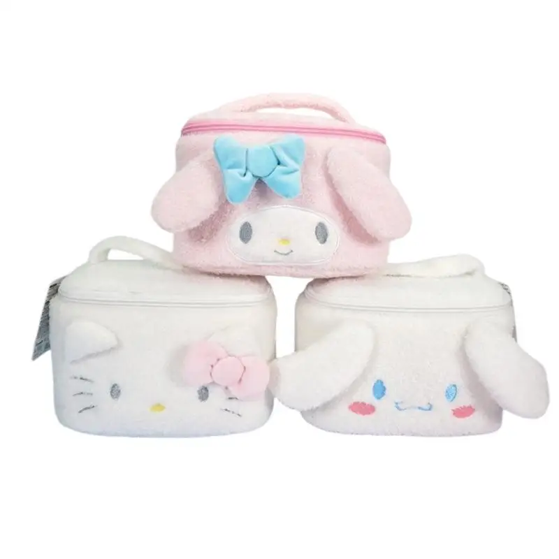 

Косметичка Hello Kitty, чехол для макияжа «Моя Мелодия», чехол с корицей, собакой, пудингом, маленькой двойной звездой, косметичка, органайзер для...