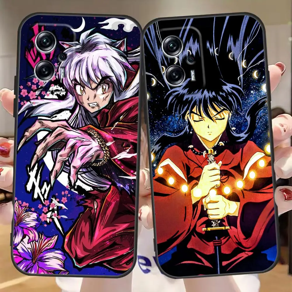 

Phone Case For Redmi Note 12 11 10 9T 9S 9 8T 8 7 6 A1 GO Pro Aprime 5G 4G TPU Case Coque Funda Shell Capa Cover Anime Inuyasha