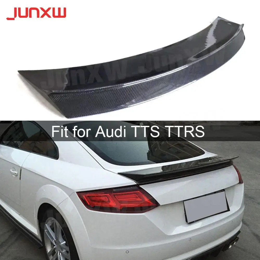 

For TT Carbon Fiber Rear Spoiler for Audi TTS TTRS 2014- 2017 BT Style FRP Rear Trunk Wings