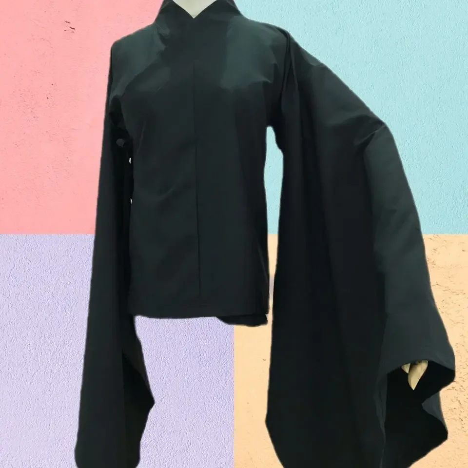 Китайская традиционная одежда Hanfu для женщин и мужчин белые черные топы юбка