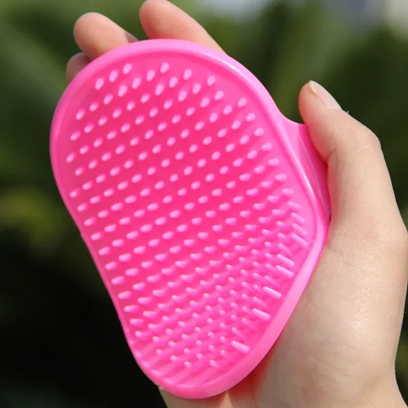 

2022NEW Cat Bath Brush Pet Comb Rubber Glove Hair Fur Grooming Massaging Massage Glove Pet Shower Dog Brushes Drop Shipping