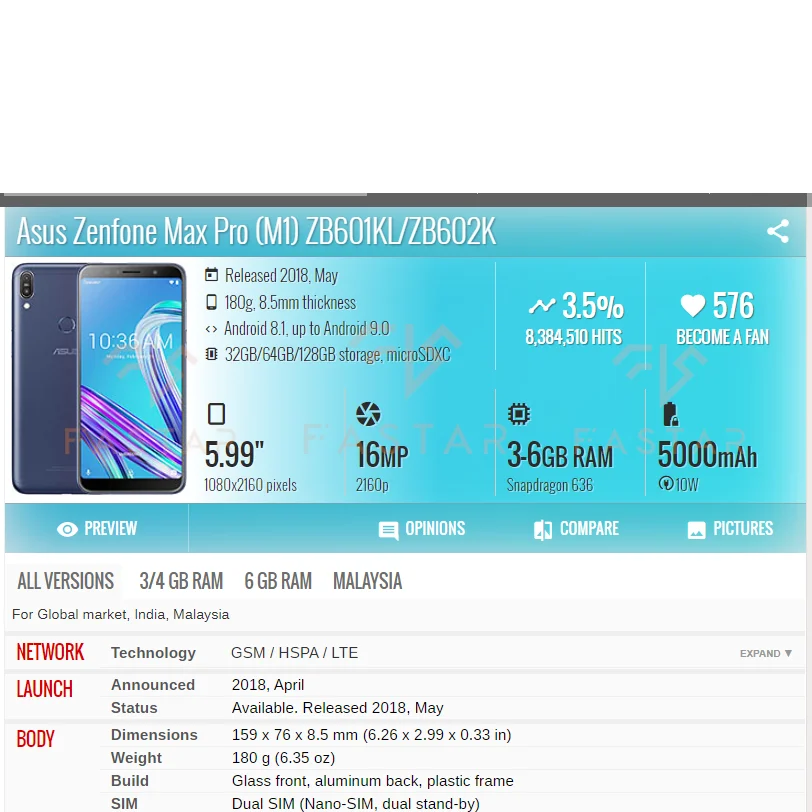 5 99 &quotпроектированный для Asus Zenfone Max Pro M1 ZB601KL ZB602KL X00TD X00TDB ЖК-дисплей дигитайзер