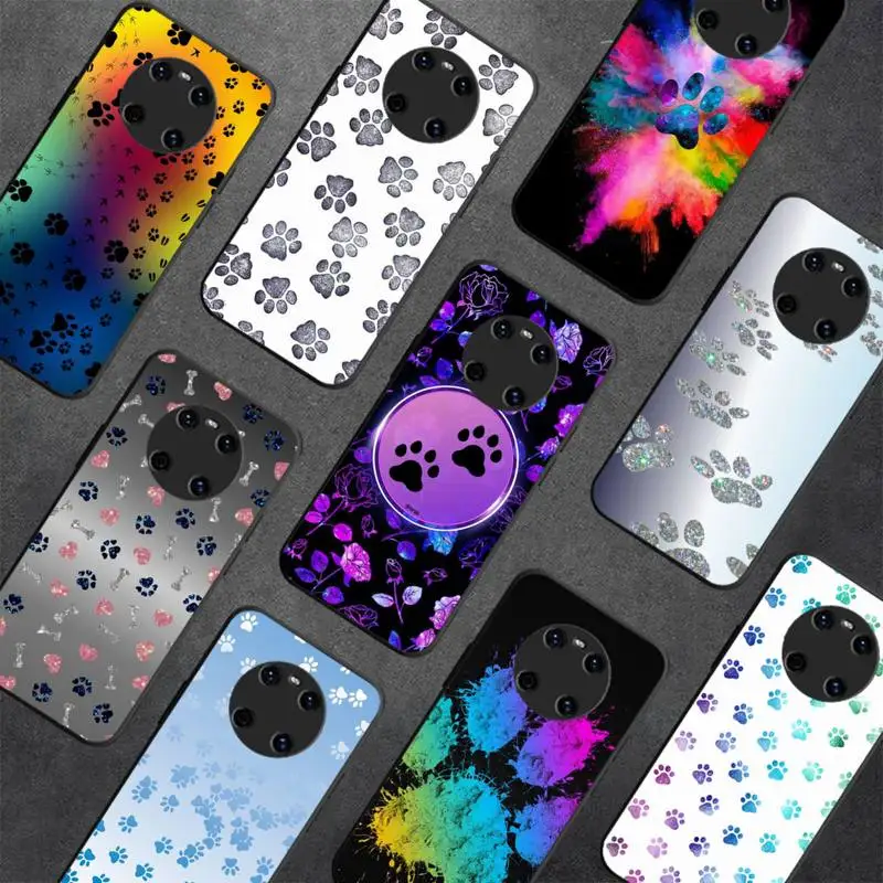 

Dog Paw Phone Case for Huawei Y 6 9 7 5 8s prime 2019 2018 enjoy 7 plus