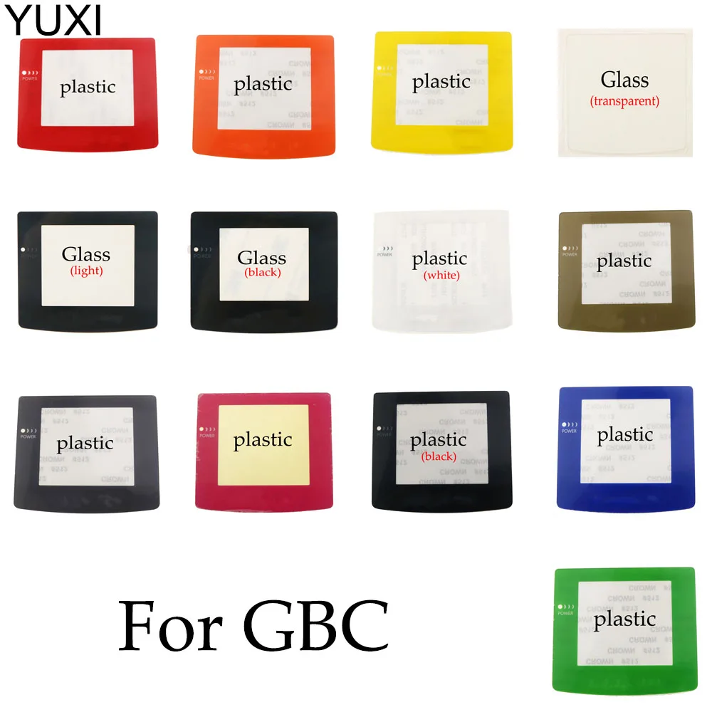 YUXI 2PC для GBC Muliti цветная сменная Крышка для объектива для Gameboy цветная фотозащита
