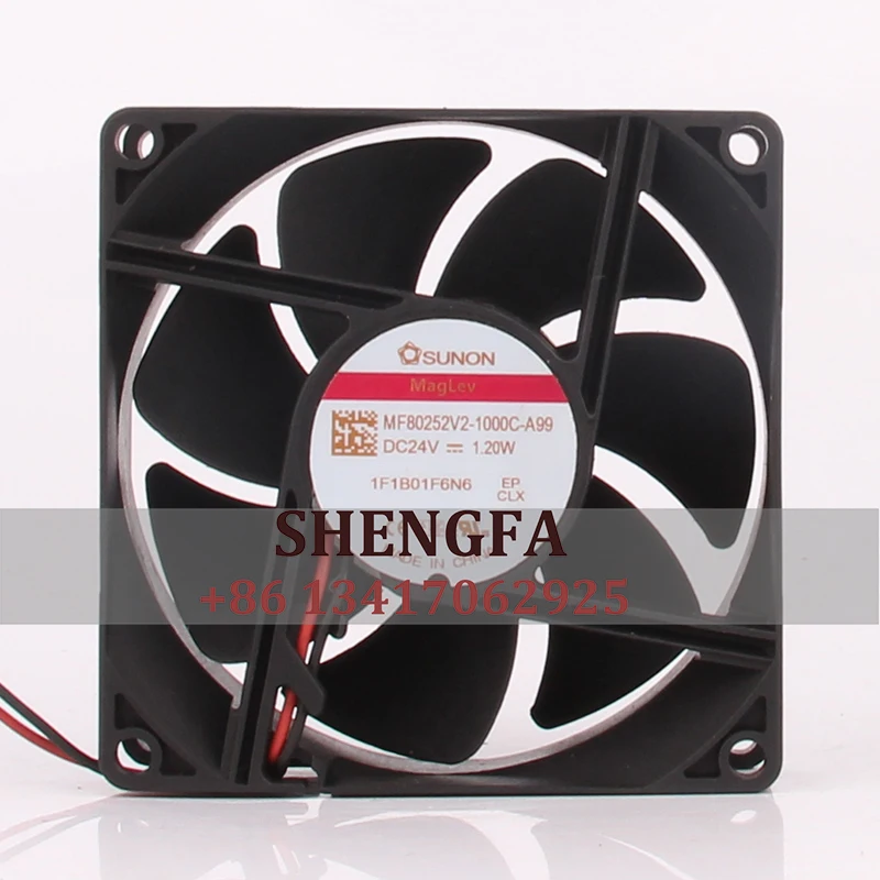 

SUNON Case Fan MF80252V2-1000C-A99 80*80*25MM 24V 1.2W 8025 Inverter Cooling Fan