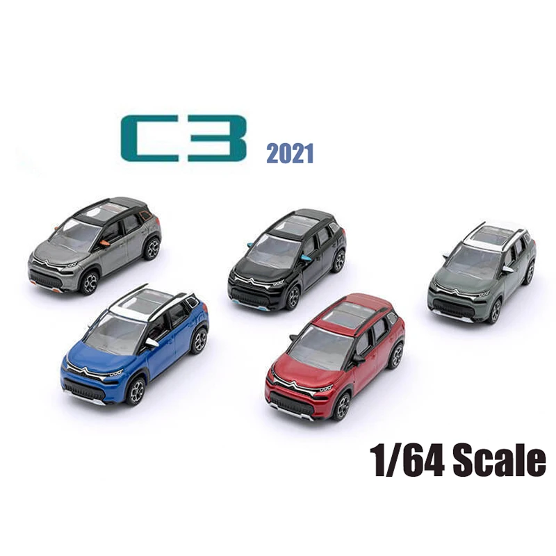 

New 1:64 Citroen C3 2021 SUV Alloy Car Model Diecasts & Toy Vehicles Toy Cars Kid Toys For Children Gifts Boy Toy