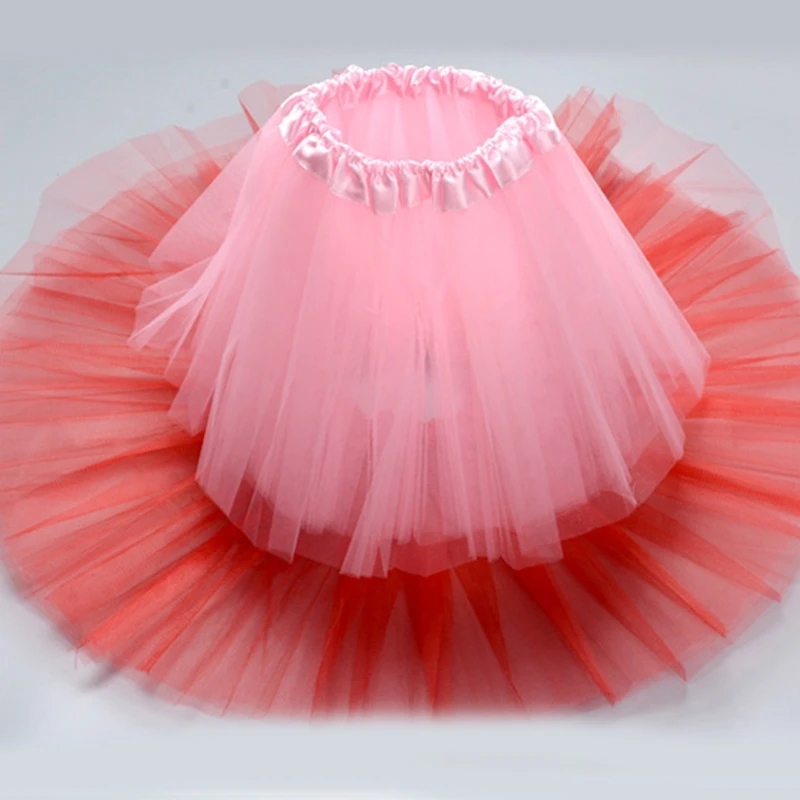

Children Kid Girls Ballet Skirts Elastic Mesh Tutu Dress Dancing Skirt
