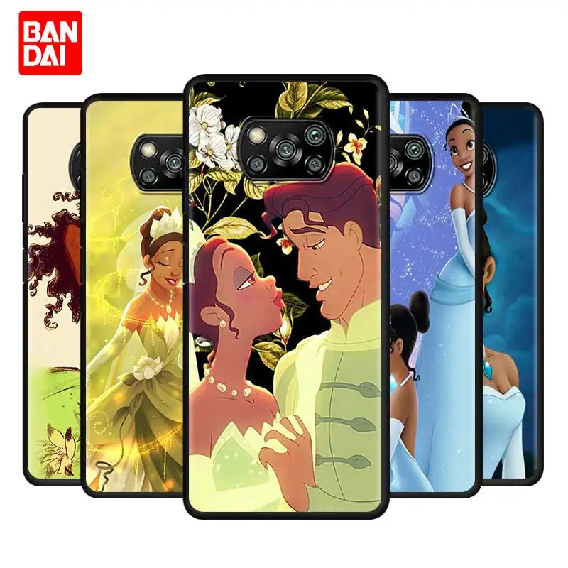 

Cover Case for Xiaomi Poco X3 NFC F3 M3 11t 11 Lite Ultra Redmi Note 10s 10t Pro Plus 5G Soft Capa Disney Tiana Princess Anime