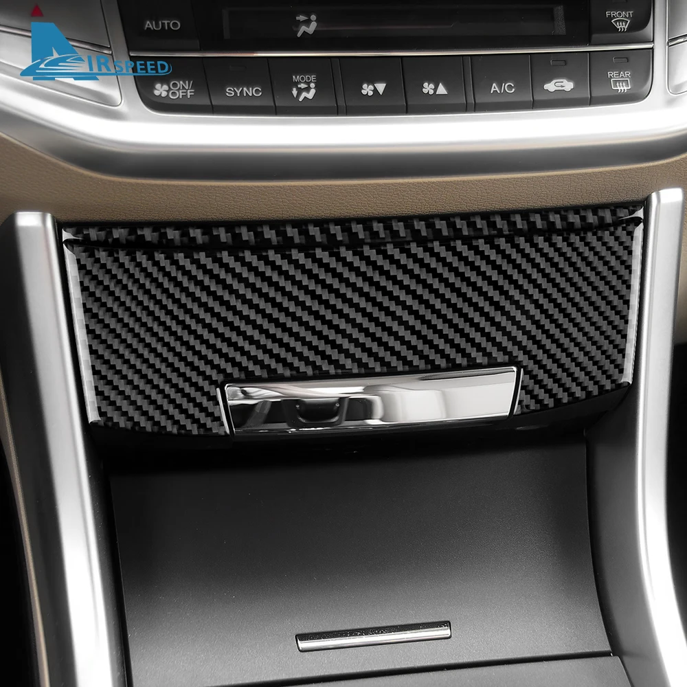 Настоящая мягкая наклейка из углеродного волокна для Honda Accord 2013 2014 2015 2016 LHD