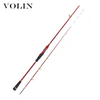 volin new squid spinning and casting fishing rod solid top tip carbon rod 1 65m1 8m2 0m two section boat fishing rod 60 250g