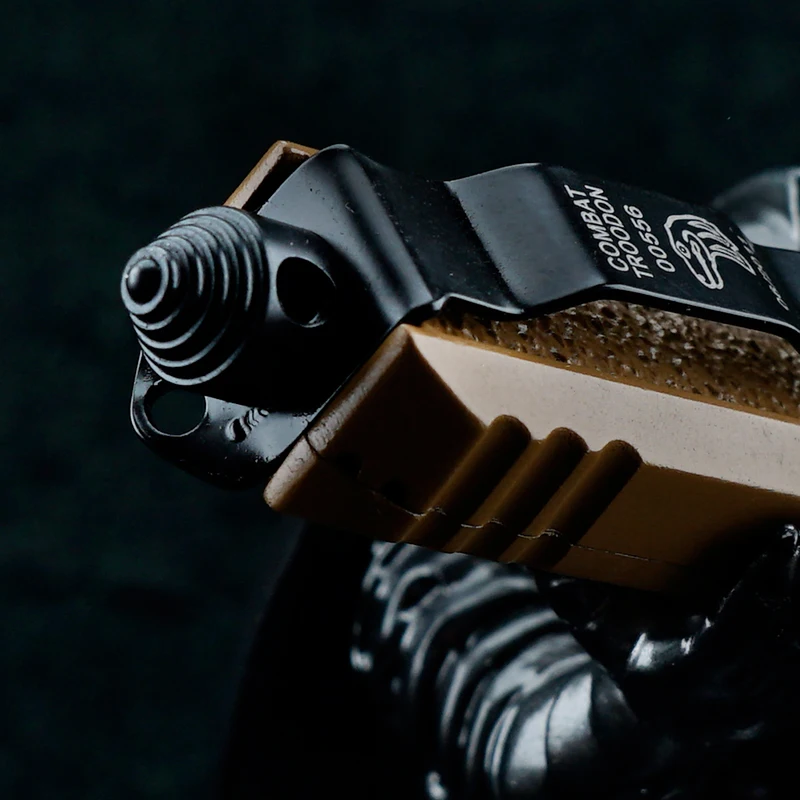 Фото Micro Makora II OTF Knife Tech D2 Складное лезвие Портативные уличные универсальные инструменты EDC Тактические карманные ножи с цинковой алюминиевой ручкой №3