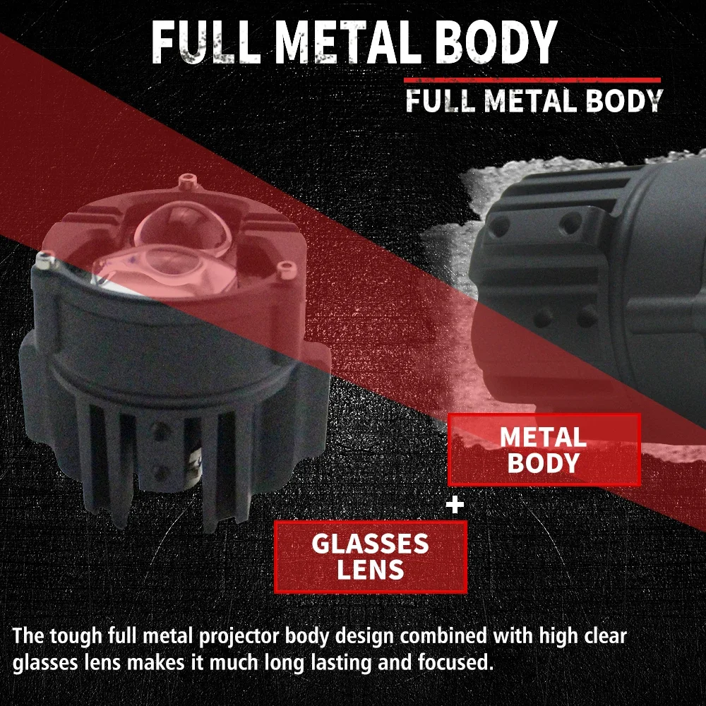 3-дюймовые Противотуманные фары для автомобилей Bi светодиодный противотуманные