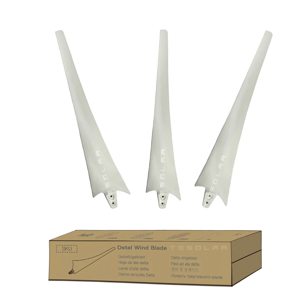 Fibra de Carbono de Grande Resistência de 580 mm com as Lâminas de Vento de Náilon para a Turbina Eólica Monta Livremente a