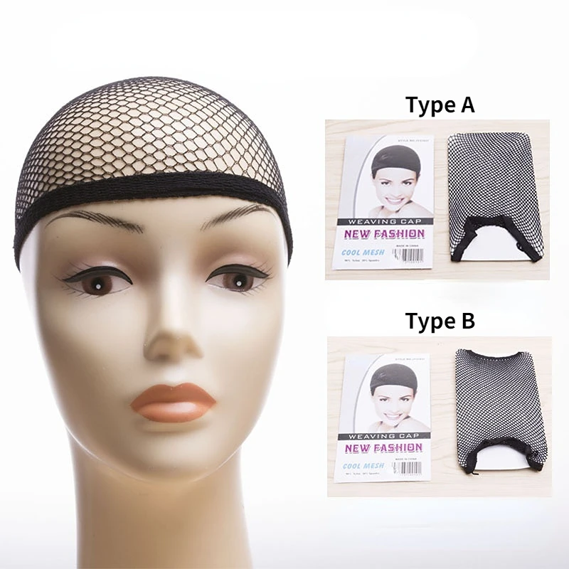 One End Two Ends Through Top Hairnets Good Quality Mesh Weaving Wig Hair Net Making Caps Weaving Wig Cap Invisible Hairnets