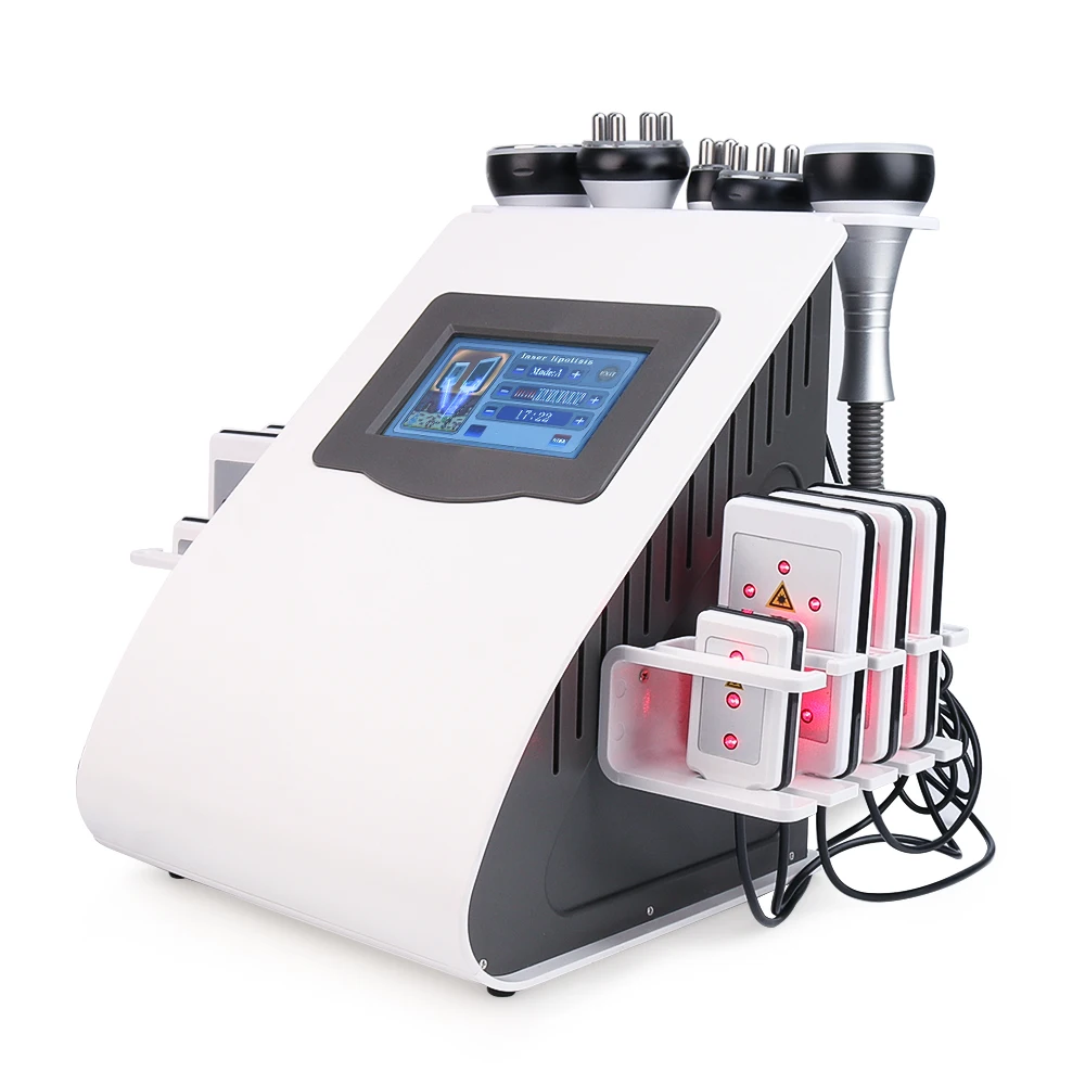 

6in 1 lipolaser slimming radio frequency ultrasonic cavitation 40khz ultrasound liposuction machine