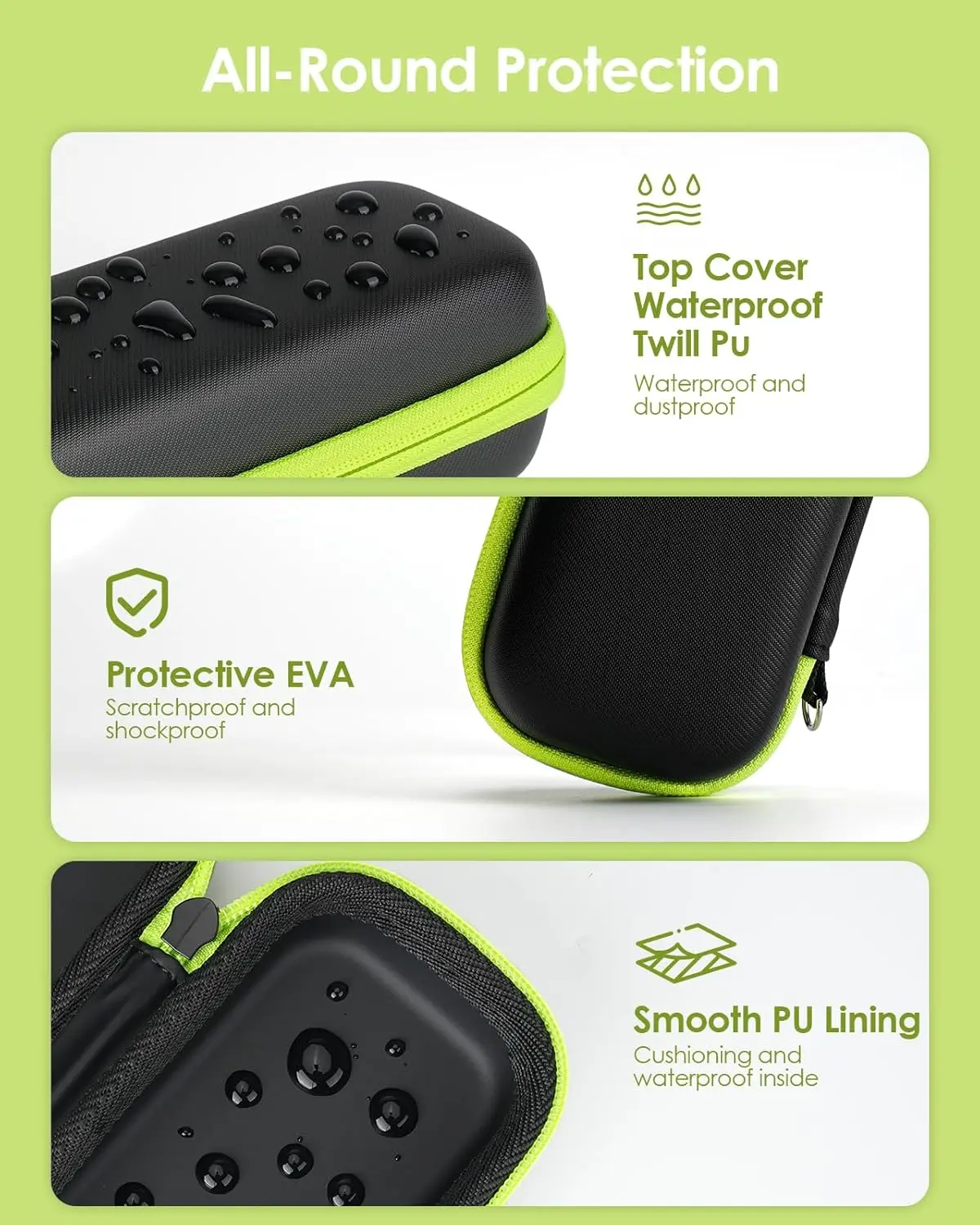 Жесткий дорожный чехол Yinke с насадками для хранения гибридного электрического